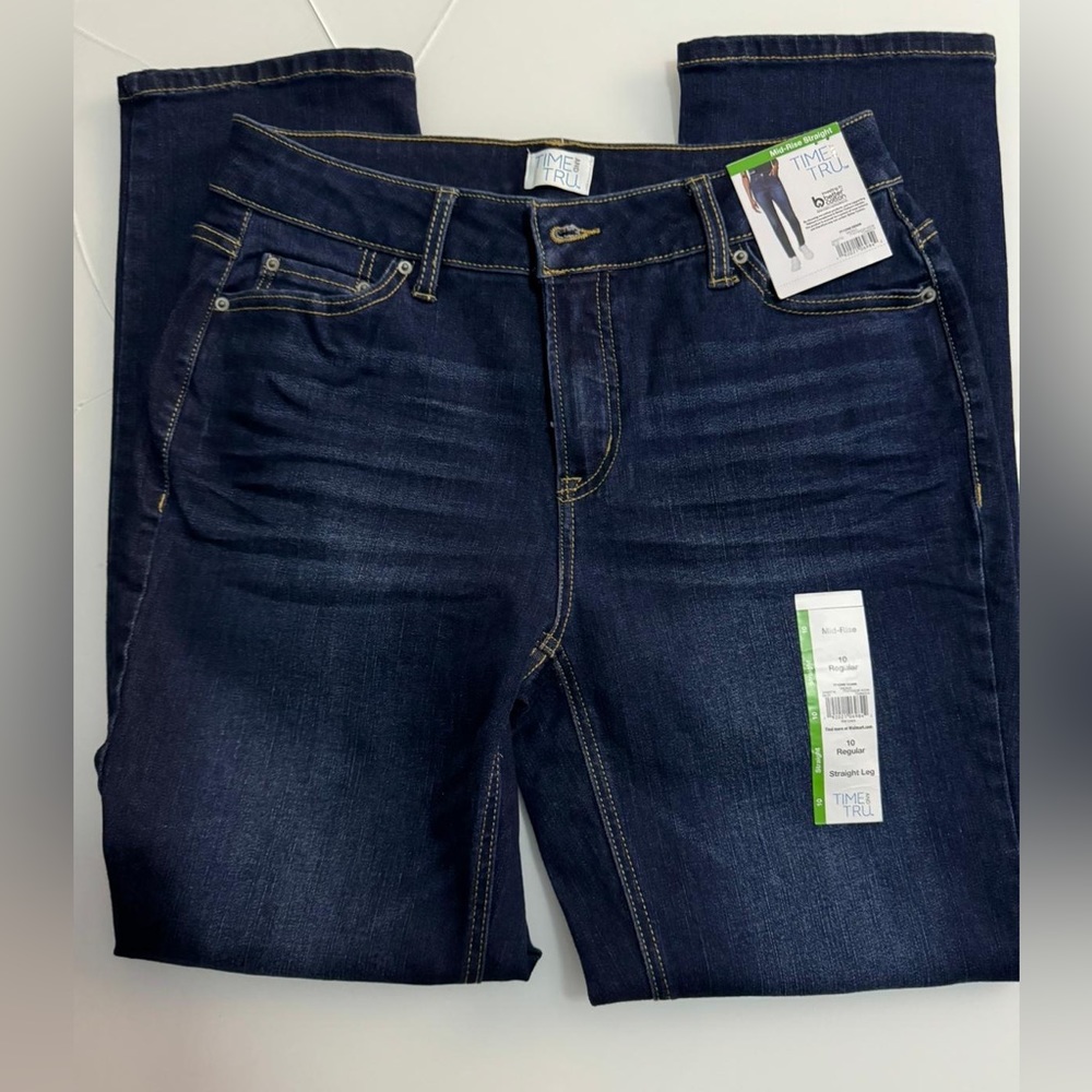 TIME AND TRU WOMEN’S JEANS, SIZE 10 REGULAR